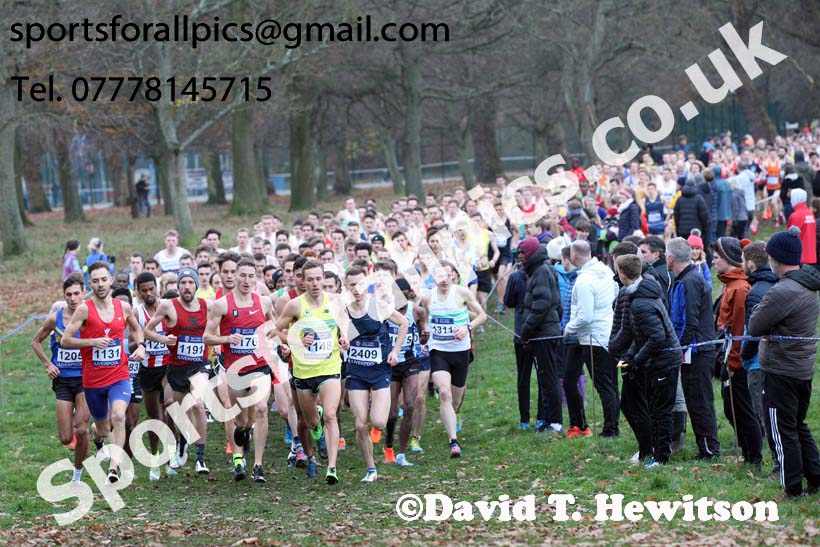 Senior mens British Athletics Liverpool Cross Challenge, Sefton Park, Liverpool. Photo:  David T. Hewitson/Sports for All Pics